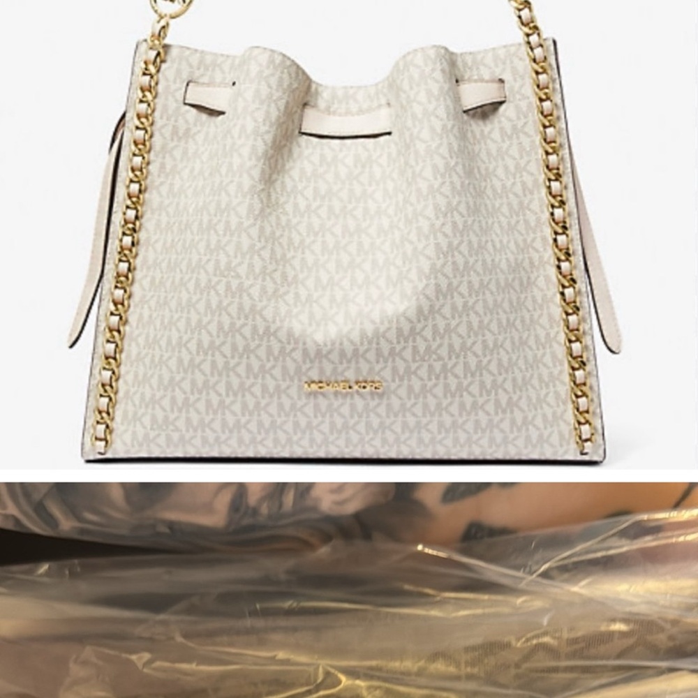 Michael Kors Cream Tote Bag